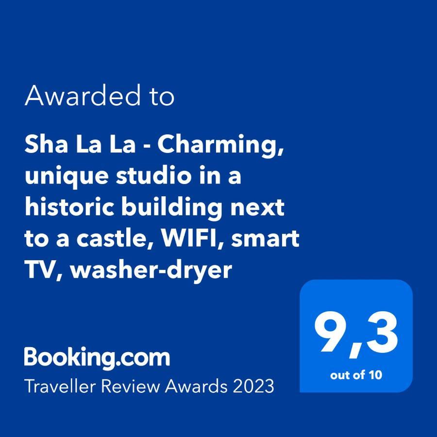 Sha La La - Charming, Unique Studio In A Historic Building Next To A Castle, Wifi, Smart Tv, Washer-Dryer Bakar Kültér fotó